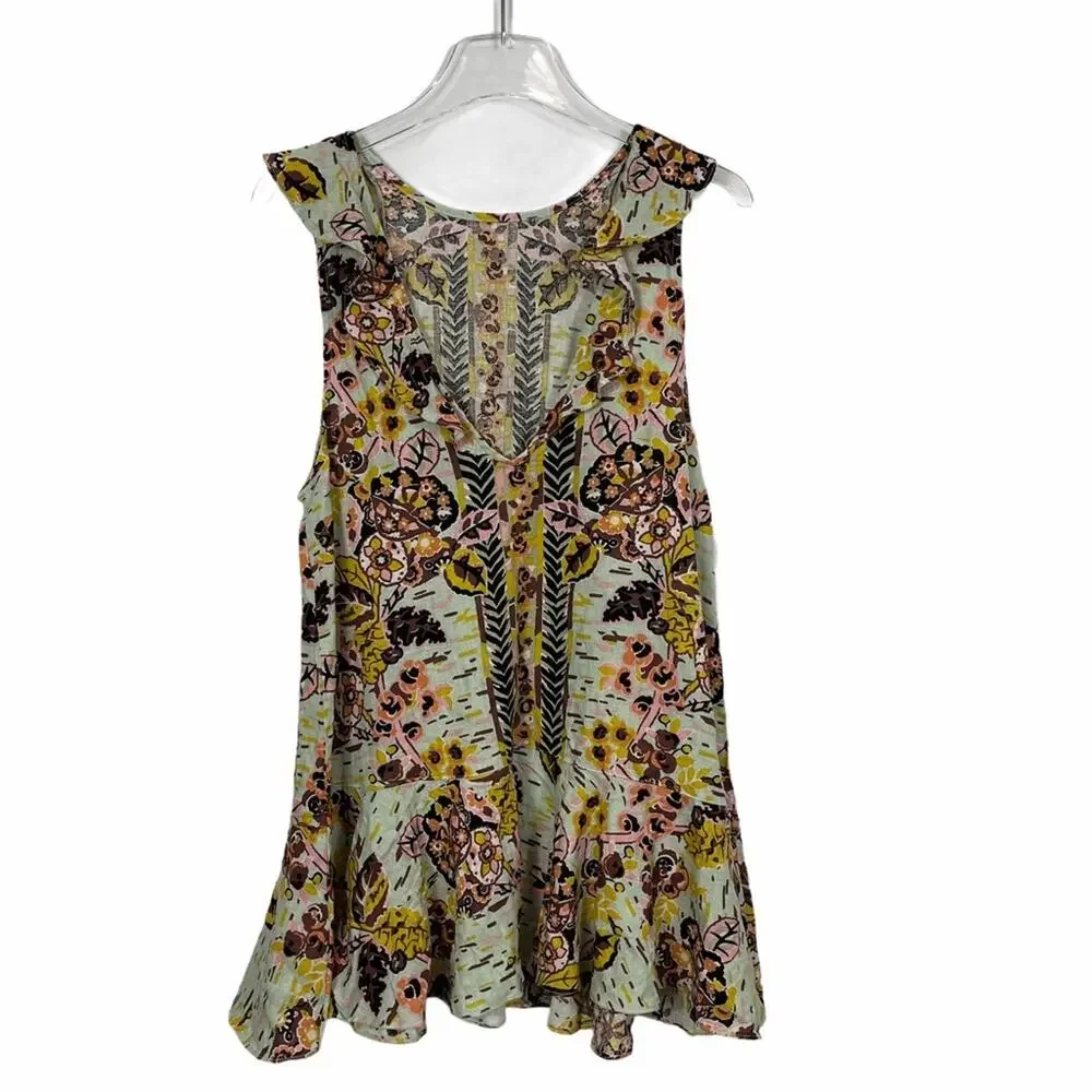 Free People Summer in Tulum Tunic Size Small